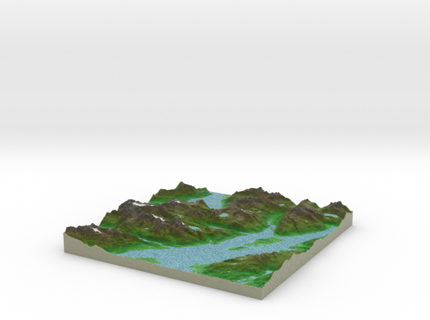 Terrafab generated model Fri Jul 17 2015 01:25:53  in Full Color Sandstone