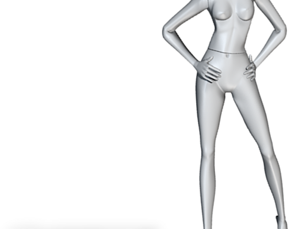 Digital-Female cartoon characters 001 scale in 12c in Female Models-001