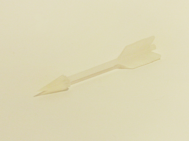 Zelda Fan Art: TLoZ: 1 Arrow in White Natural Versatile Plastic