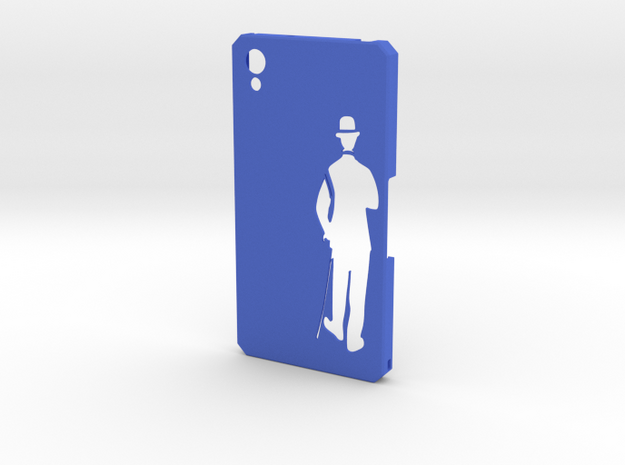 Sony Xperia Z2 Charlie Chaplin in Blue Processed Versatile Plastic