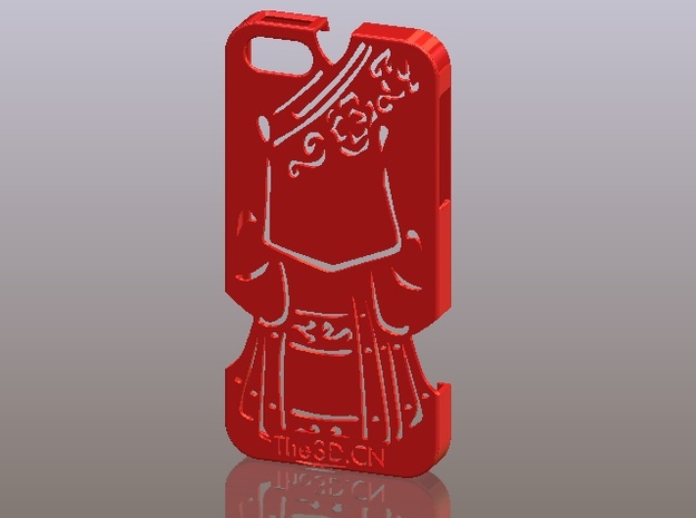 iPhone5_The Chinese Style -- Ancient costume 10 in Red Processed Versatile Plastic