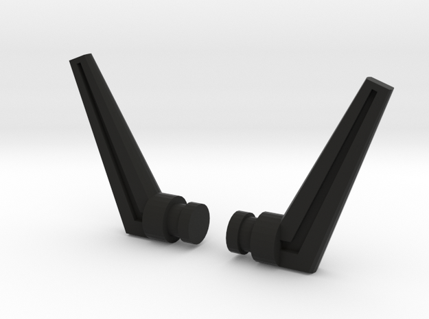 Combiner Wars Menasor Horns upgrade in Black Natural Versatile Plastic