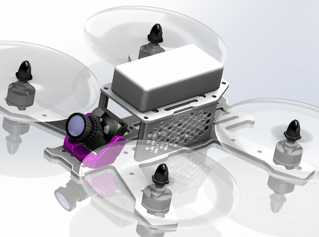 Armattan Morphite 180 Camera mount in White Natural Versatile Plastic