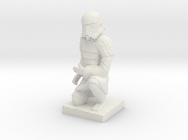 Terracotta Trooper in White Natural Versatile Plastic