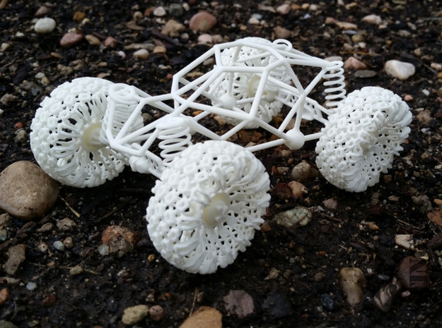 Rock Crawler in White Natural Versatile Plastic