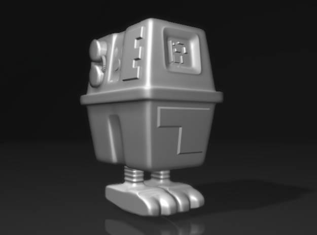 Star Wars - Gonk droid in White Natural Versatile Plastic