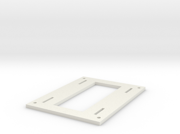 Spyder Quadcopter Battery Tray in White Natural Versatile Plastic