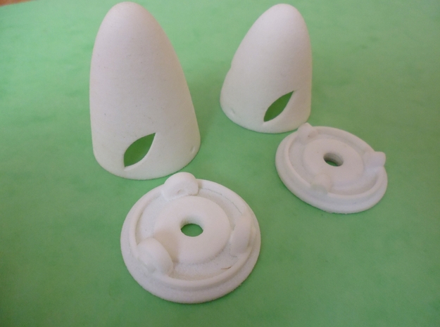 Spiners for Dornier Do 26 in White Natural Versatile Plastic