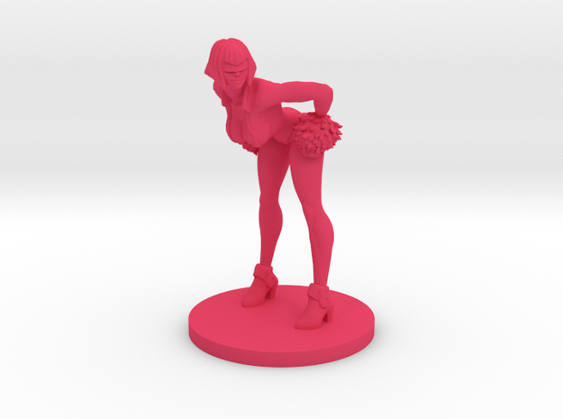 Cheerleader #3 for Slaughterball in Pink Processed Versatile Plastic