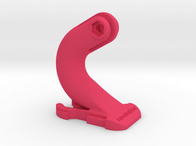 GoPro J-Hook Quick Release Clip in Pink Processed Versatile Plastic