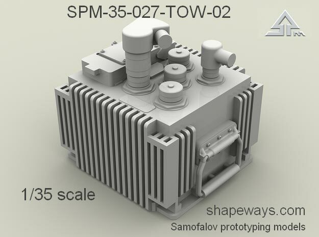 1/35 SPM-35-027-TOW-02 TOW FCS in Clear Ultra Fine Detail Plastic