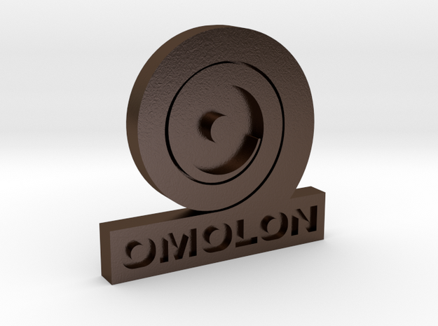 Omolon Foundry Personal Emblem in Polished Bronze Steel