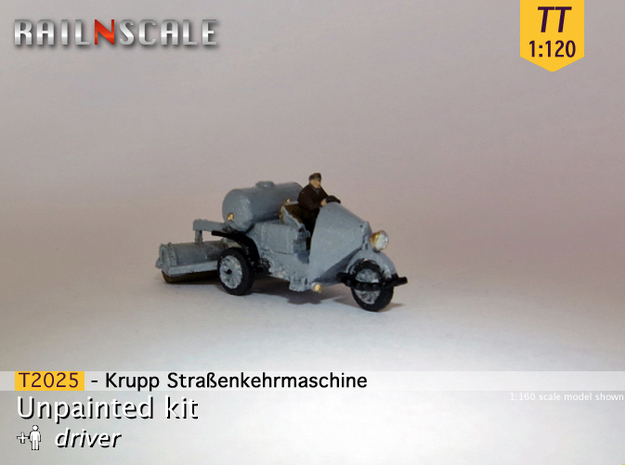 Krupp Straßenkehrmaschine (TT 1:120) in Tan Fine Detail Plastic