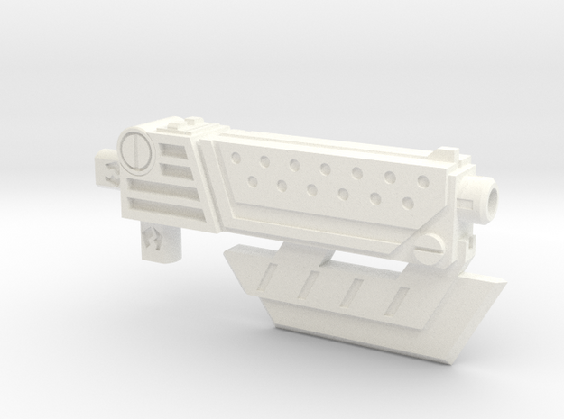PM-05 MASTER KEY(GUN & AX) in White Processed Versatile Plastic