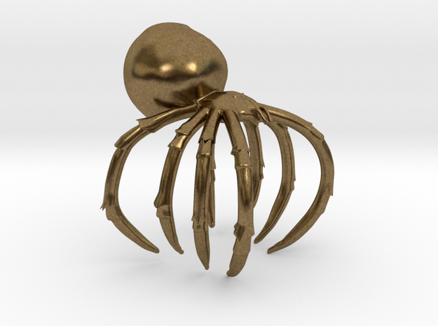 Spider Ring  in Natural Bronze