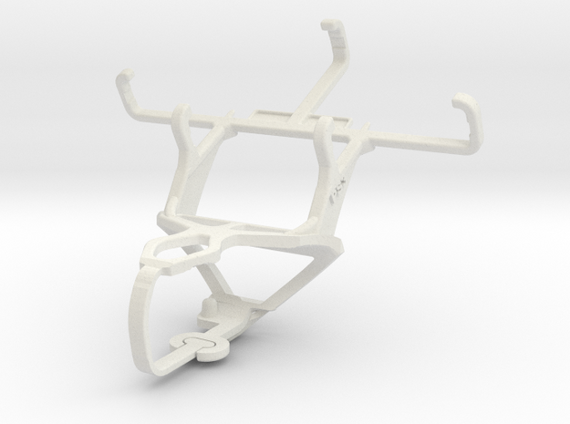 Controller mount for PS3 & Celkon A1 in White Natural Versatile Plastic
