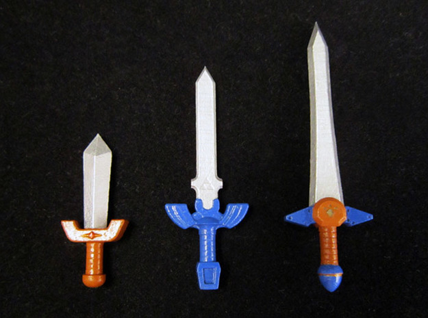 Time Sword Pack in Tan Fine Detail Plastic