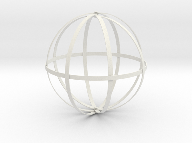 Dyson Sphere in White Natural Versatile Plastic