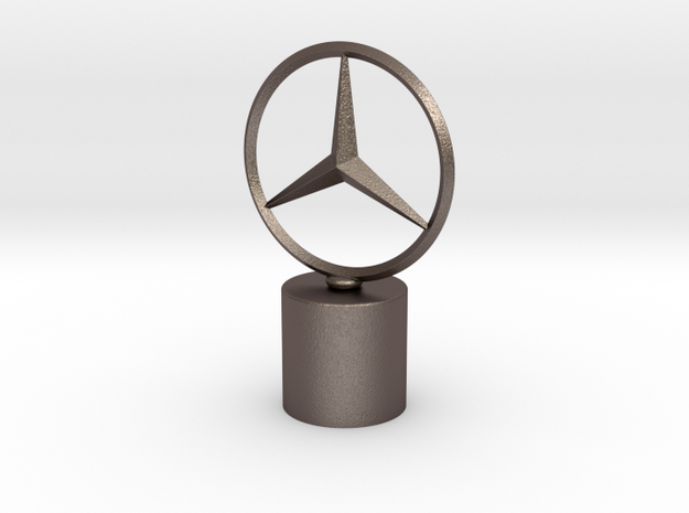 Benz Trophy in Polished Bronzed Silver Steel