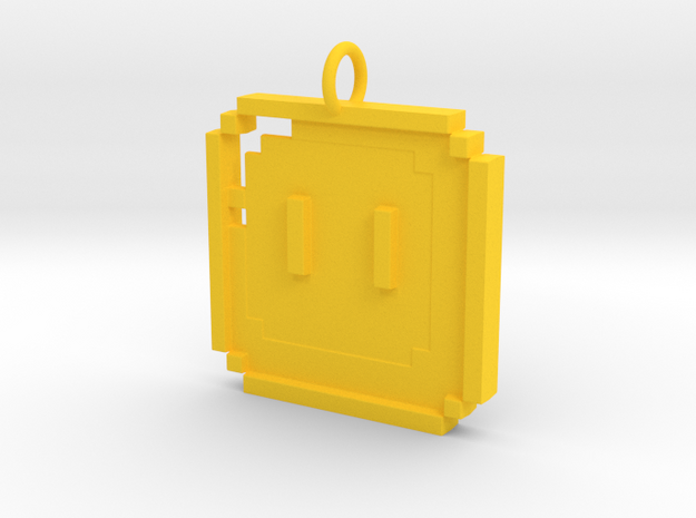 Mario Box in Yellow Processed Versatile Plastic