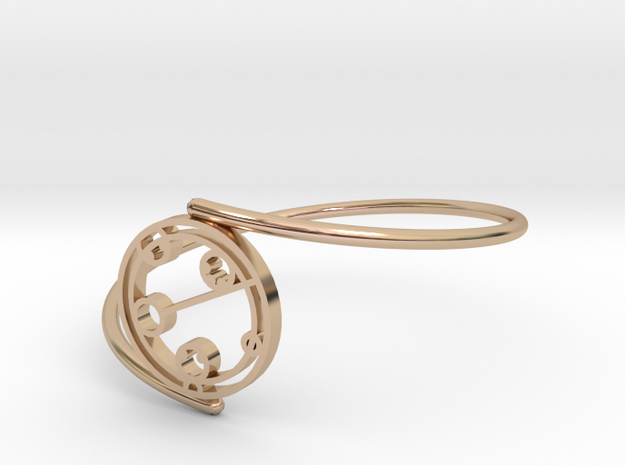 Kaelyn - Bracelet Thin Spiral in 14k Rose Gold Plated Brass
