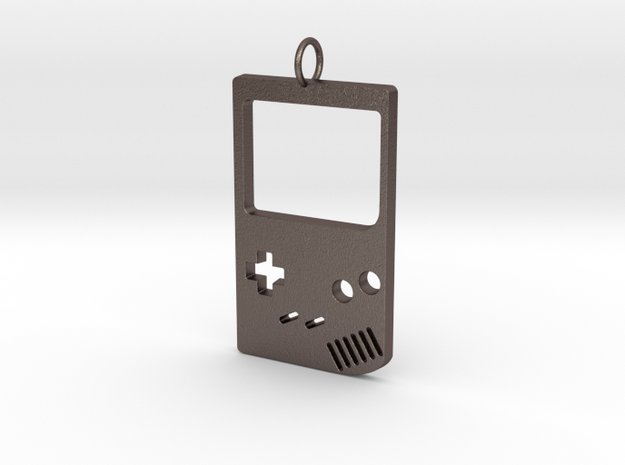 Gameboy in Polished Bronzed Silver Steel