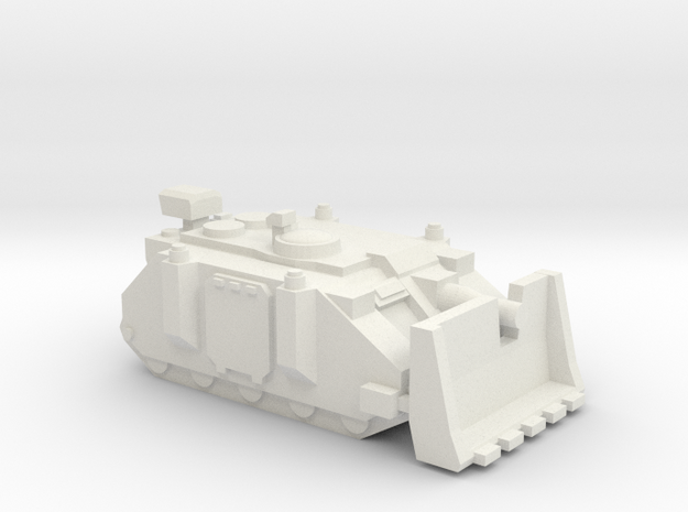 [5] Marine Assault Tank in White Natural Versatile Plastic