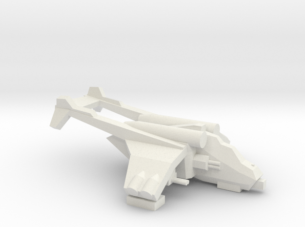 [5] Anti-tank Gunship in White Natural Versatile Plastic