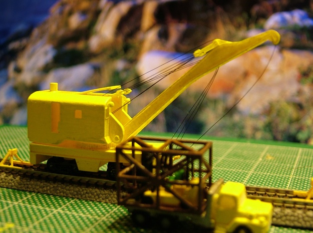 Brownhoist MOW Crane - Zscale in Smooth Fine Detail Plastic
