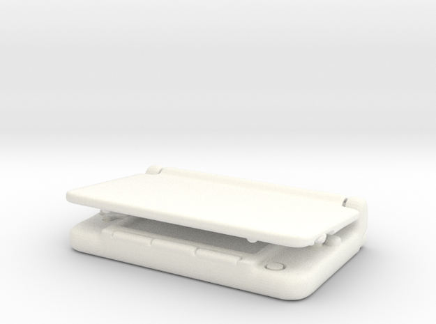 Nintendo 3dsX: mini 1/6 scale in White Processed Versatile Plastic