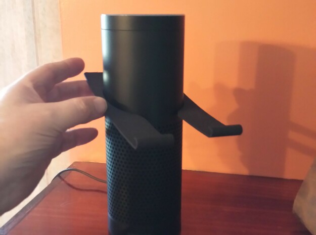 Amazon Echo Alexa Phone Stand in Black Natural Versatile Plastic