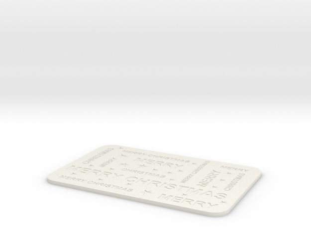 Christmas placemat in White Natural Versatile Plastic