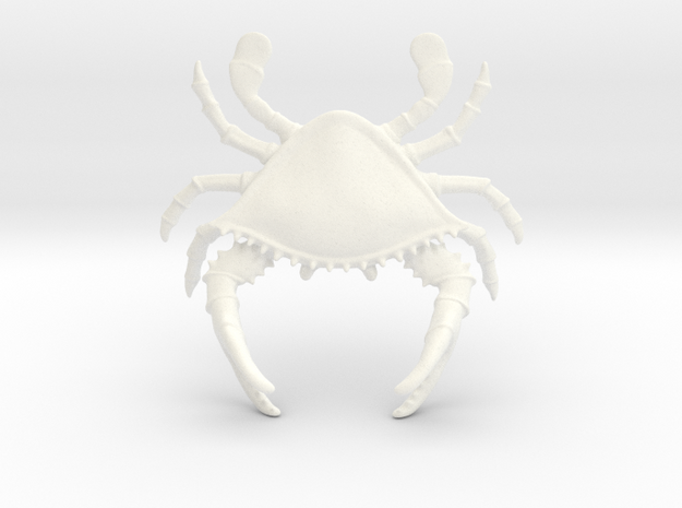 Crab Pen Holder in White Processed Versatile Plastic