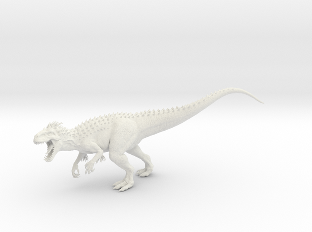 Indominus Rex 1:144 in White Natural Versatile Plastic