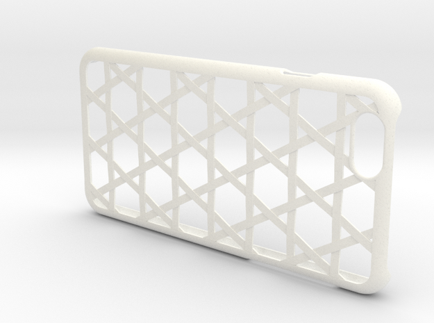 iPhone6/6s Case "Kago" in White Processed Versatile Plastic