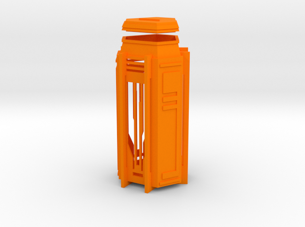 Ingress Key Locker in Orange Processed Versatile Plastic
