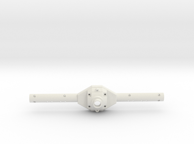 Front Axle Housing in White Natural Versatile Plastic