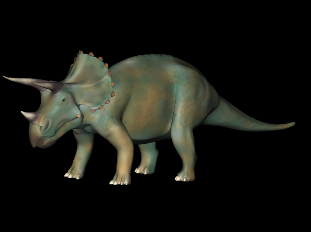Replica Toys Jurassic World Triceratops  in Blue Processed Versatile Plastic