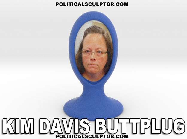 Kim Davis Butt Plug in Full Color Sandstone