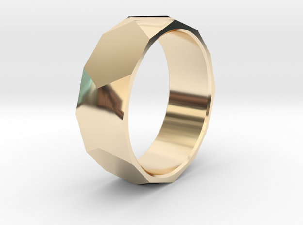 CODE WP6S - RING SIZE 7 in 14K Yellow Gold