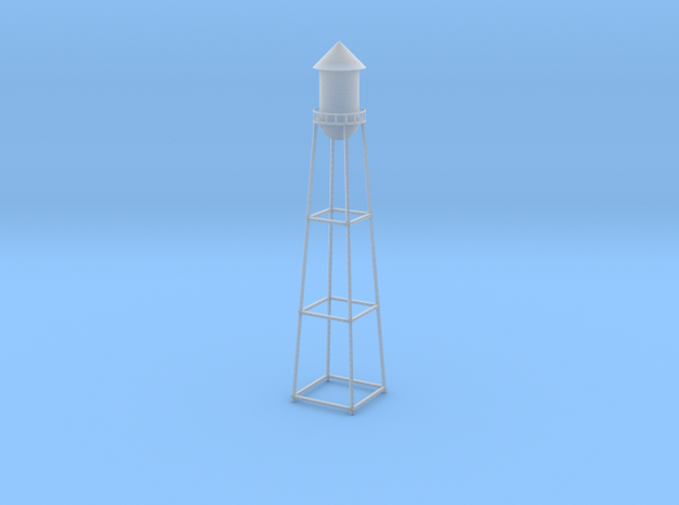 Water Tower II - Z Scale in Tan Fine Detail Plastic