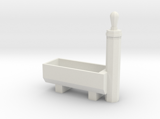RhB Fountain - Without Spout And Drain in White Natural Versatile Plastic
