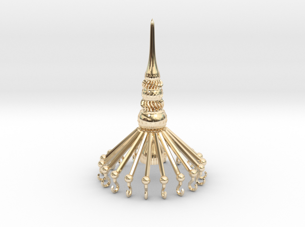 Christmas Tree Tip in 14K Yellow Gold