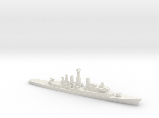 ITS Impavido-class DDG, 1/1800 in White Natural Versatile Plastic