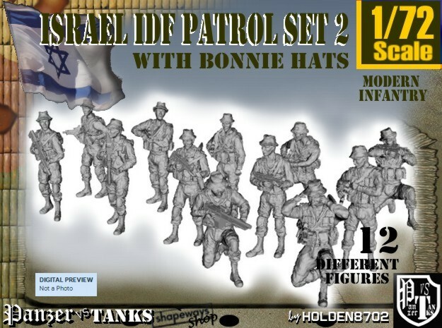 1-72 IDF BONNIE PATROL SET 2 in Tan Fine Detail Plastic