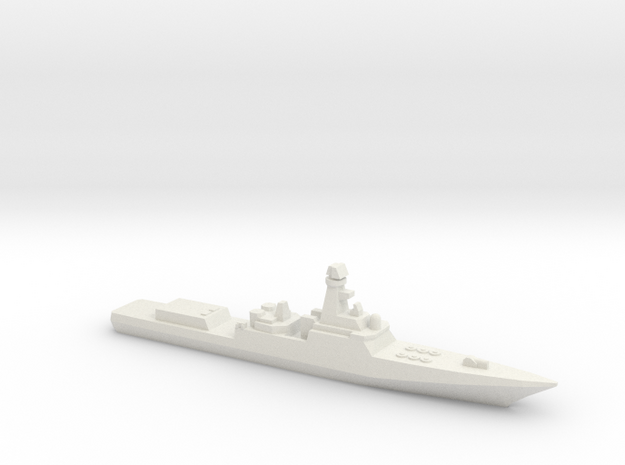 Project 21956 Destroyer w/ barrels, 1/3000 in White Natural Versatile Plastic