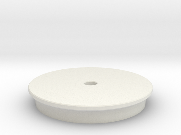 Maxi Carrier Turntable 1x in White Natural Versatile Plastic