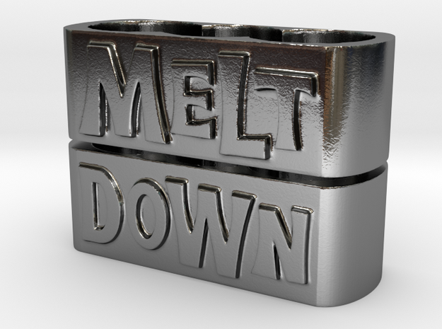 Melt Knuckle Rings (medium size) in Polished Silver