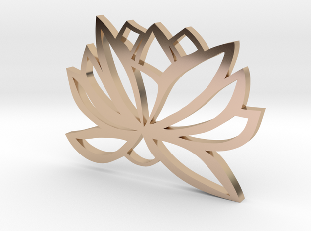Lotus Design  in 14k Rose Gold
