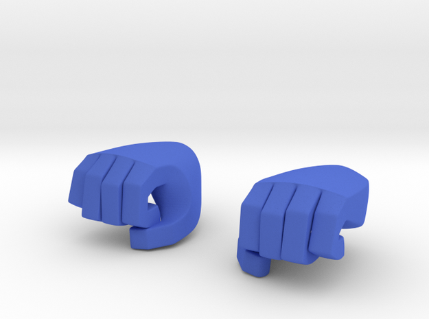 Hand type 4 in Blue Processed Versatile Plastic